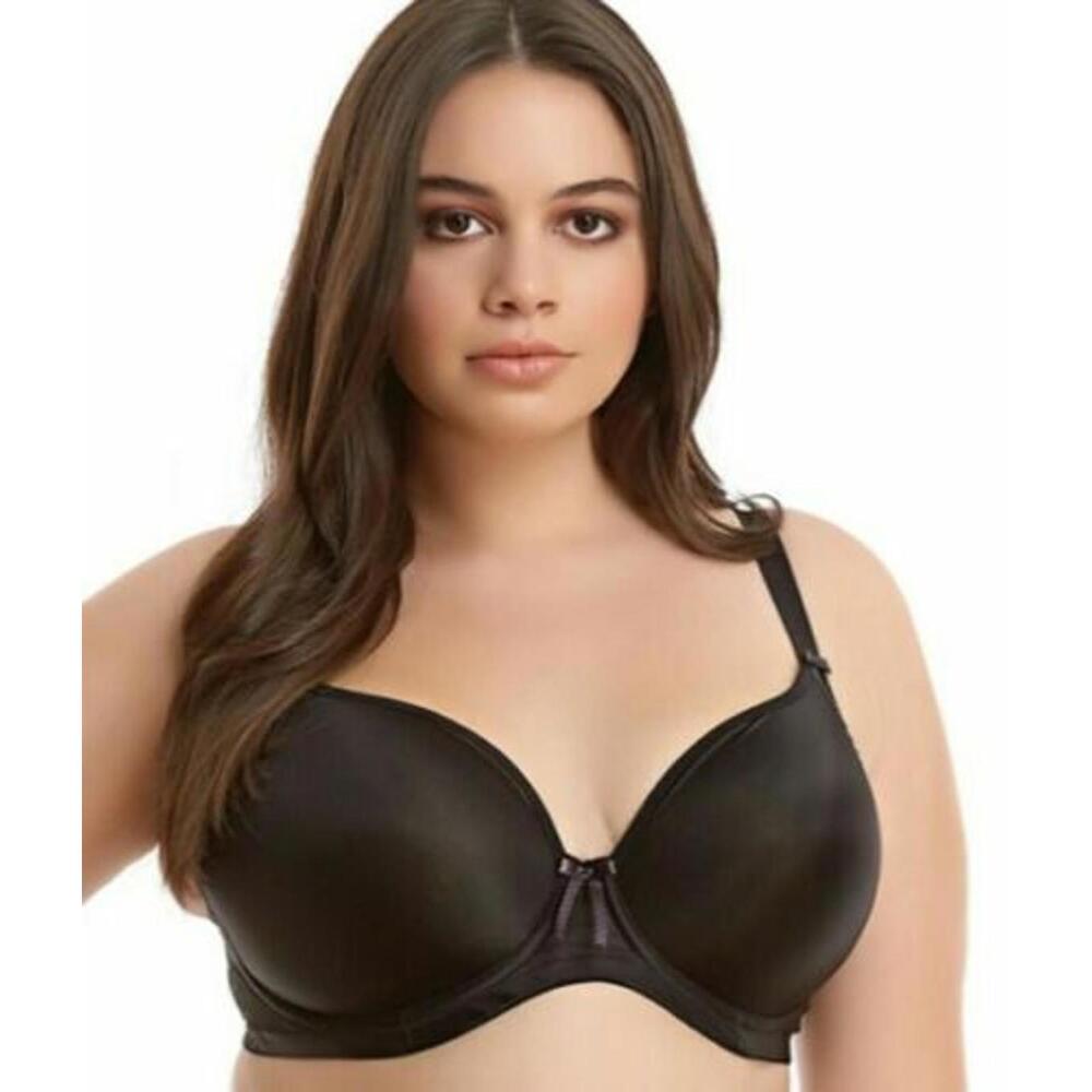 Elomi 8722 Bijou Convertible T-Shirt Bra in Black size 40DDD